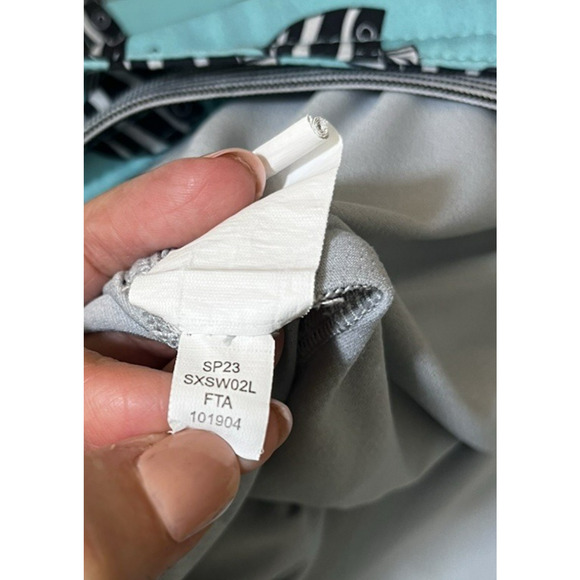 SAXX Betawave 2N1 DropTemp Cooling Liner Board Shorts Size 34 Blue Angel Fish - Picture 14 of 15